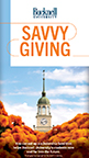 Thumbnail of the Bucknell University's Savvy Giving Newsletter